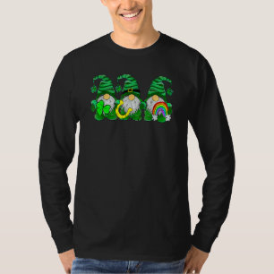Lucky Rainbow Gnome Happy St Patrick's Day Kids Wo T-Shirt