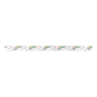 lucky rainbow satin ribbon