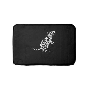 Lucky Rat Shamrocks Irish St Patricks Cute Clover Bath Mat