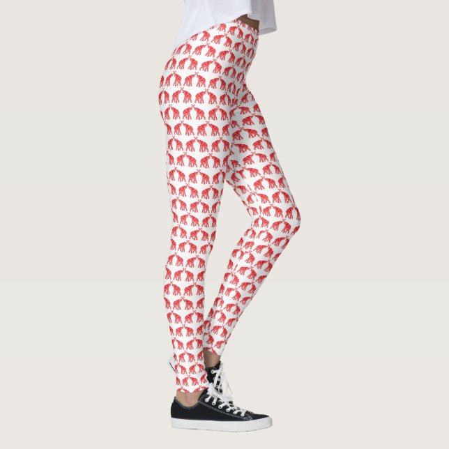 Lucky red elephant leggings (Right)