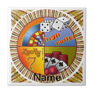 Lucky Roulette Ceramic Tile