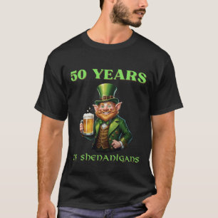 Lucky Saint Patrick's 50th Birthday Party T-Shirt