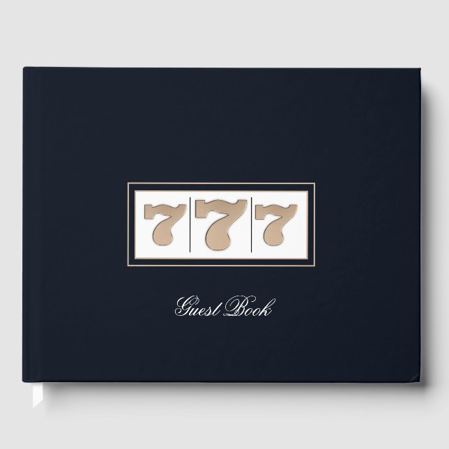 Lucky Seven Guest Book (Front)