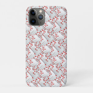 Lucky Sevens Diamonds And Hearts Poker Cards,  iPhone 11 Pro Case