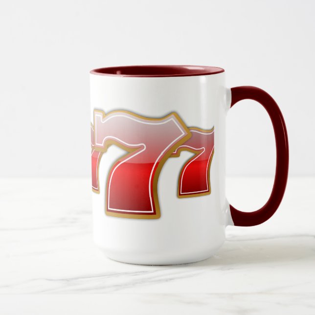 Lucky Sevens - Slot Machine Jackpot Mug (Right)