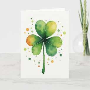 Lucky Shamrock Art Card