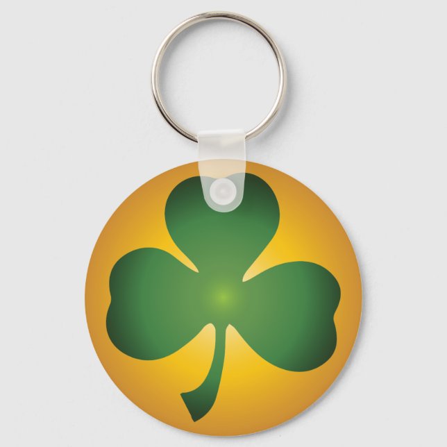 Lucky Shamrock Basic Keychain (Front)