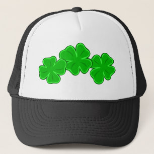 Lucky Shamrock Four Leaf Clover Hat