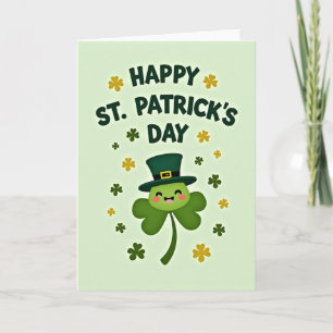 Lucky Shamrock Happy Day Card