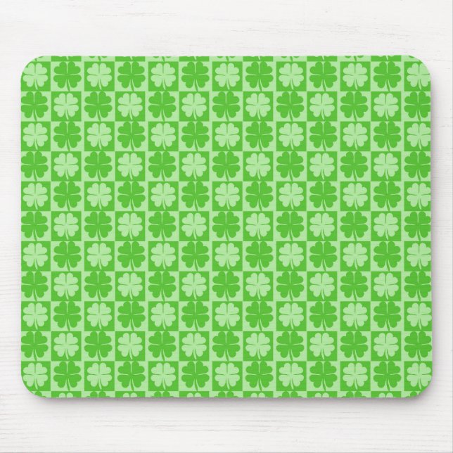 Lucky Shamrock Mouse Pad (Front)