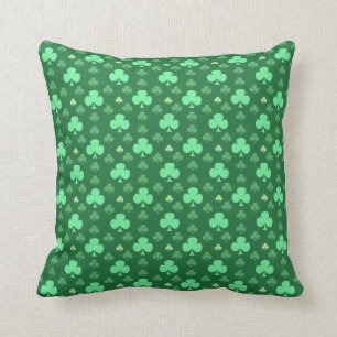 Lucky Shamrock Pattern Cushion