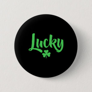 Lucky Shamrock Saint Patricks Day St Pattys St Pad 6 Cm Round Badge