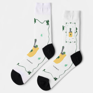 Lucky Shamrock Scottie Socks