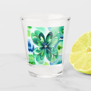 Lucky Shamrock Shot Glass