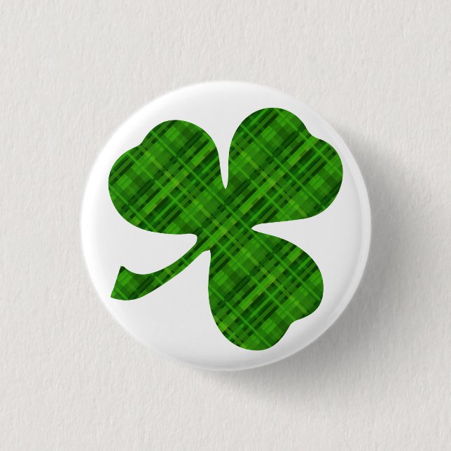 Lucky Shamrock Small Round Button (Front)