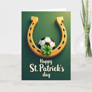 Lucky Shamrock Soccer Card