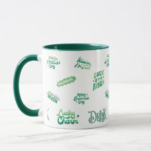 Lucky Shamrock St. Patrick’s Day Pattern Mug