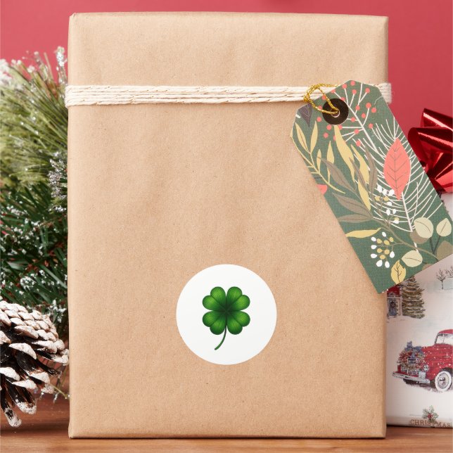 Lucky Shamrock St. Patrick’s Day Sticker (Holiday)