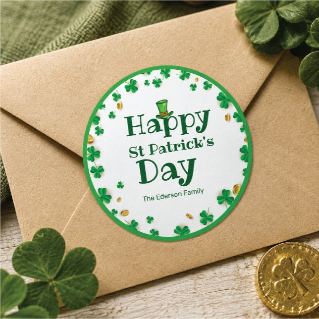 Lucky Shamrock St. Patrick’s Day Stickers (Creator Uploaded)