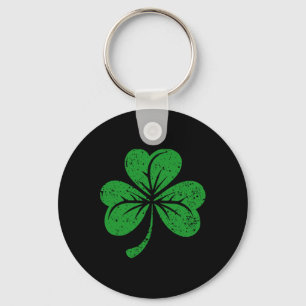 Lucky Shamrock St Patricks Day Key Ring