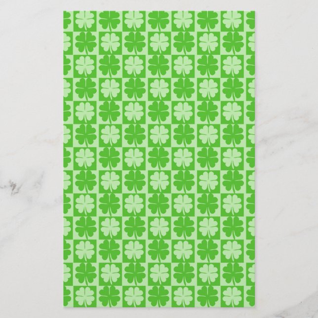Lucky Shamrock Stationery (Front)