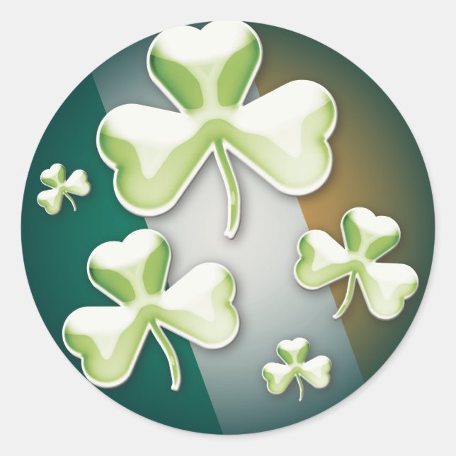 Lucky shamrock - Sticker (Front)