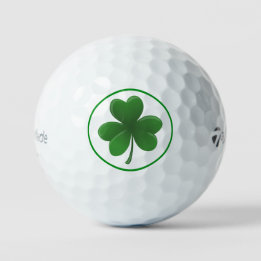 Lucky Shamrock Taylor Made TP5 Golf Balls