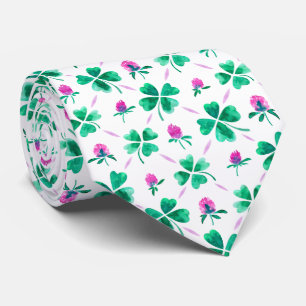 Lucky shamrock tie