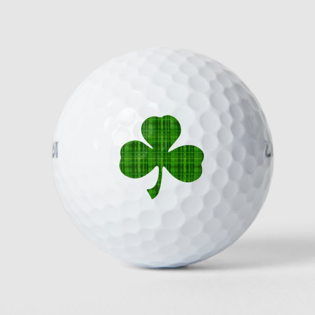 Lucky Shamrock Wilson Ultra 500 Distance Golf Ball (Front)