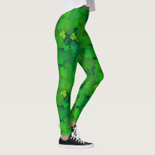Lucky Shamrocks - Clovers All Over Leggings