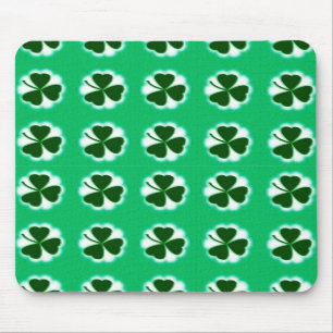 Lucky Shamrocks Mouse Pad