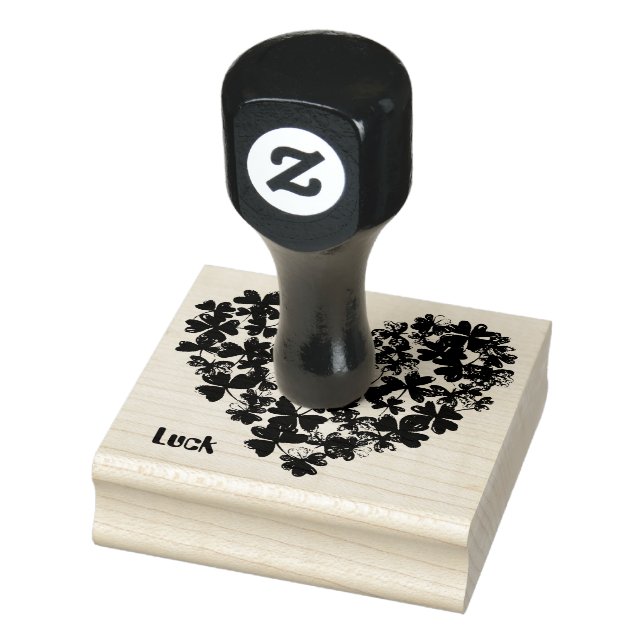 Lucky Shamrocks Rubber Stamp (Stamp)