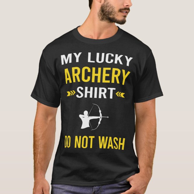 Lucky Shirt Archery Archer Arrow Arrows Bow (Front)