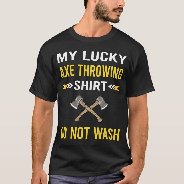 Lucky Shirt Axe Throwing Axes (Front)