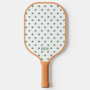 Lucky Shot Monogrammed Pickleball Four Leaf Clover Paddle
