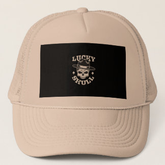lucky shull design trucker hat