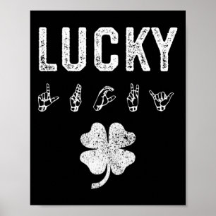 LUCKY Sign Language Deaf Awareness St Patricks Day