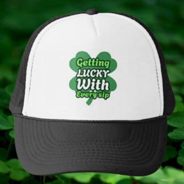 Lucky Sip St. Patrick's Day Trucker Hat (Creator Uploaded)