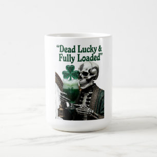 Lucky Skeleton Stout T-Shirt   Dead Lucky  Coffee Mug