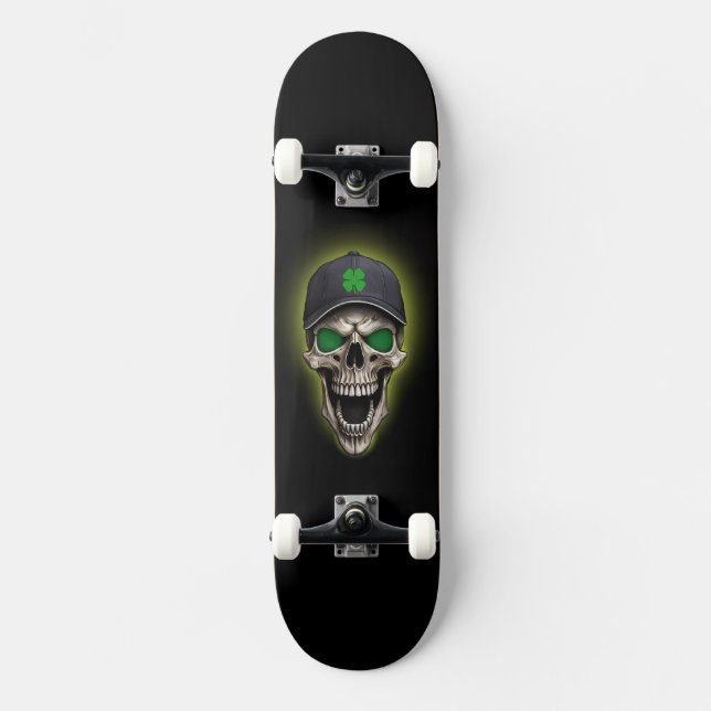 Lucky Skull Skateboard (Front)