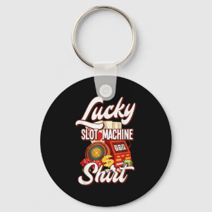 Lucky Slot Machine Casino Las Vegas Gambling  Key Ring