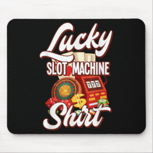Lucky Slot Machine Casino Las Vegas Gambling Mouse Pad