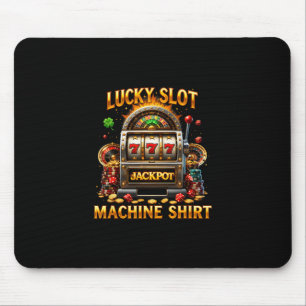 Lucky Slot Machine Gambling Lovers Casino Las Vega Mouse Pad