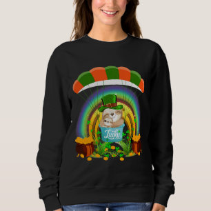 Lucky Sloth In Hot Air Ballon Sloth Sweatshirt