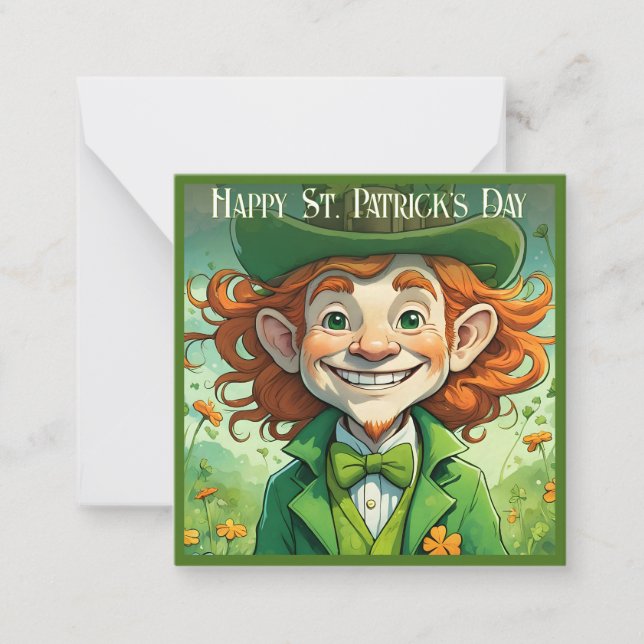 Lucky Smiles on St. Patrick’s Day Card (Front)