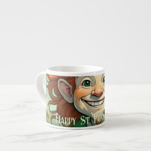 Lucky Smiles on St. Patrick’s Day Espresso Cup