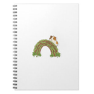 Lucky Snack Finder Guinea Pig St.Patrick's Day Notebook