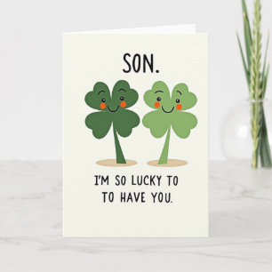 Lucky Son Im So Lucky Card