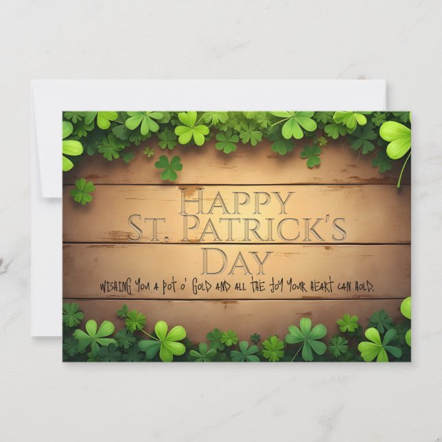 Lucky St. Patrick’s Day Wishes 🍀 (Front)