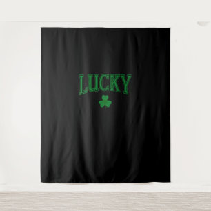 Lucky St Patrick's Day Clover Shamrock Lucky T-Shi Tapestry